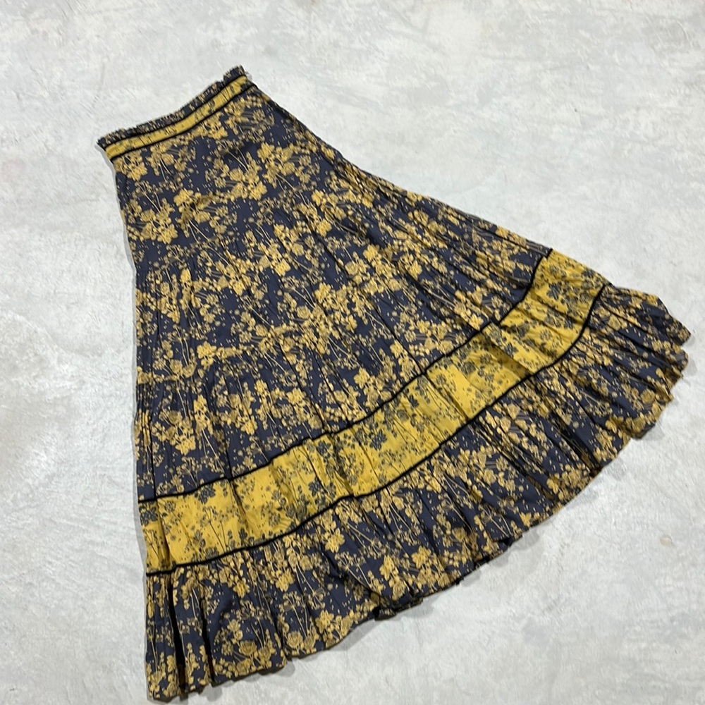 Anthropologie High Waist Maxi Skirt, Size Small